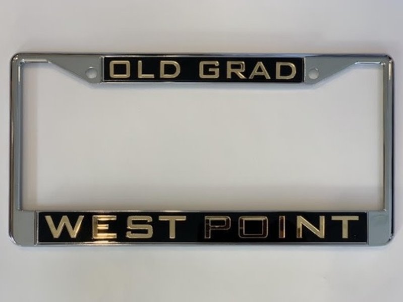 "Old Grad" West Point License Plate Frame
