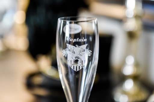 Campus Crystal West Point Toasting Glass (Sold Individually)