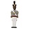 St. Nicholas Co. Male Cadet Ornament with Tarbucket, African American