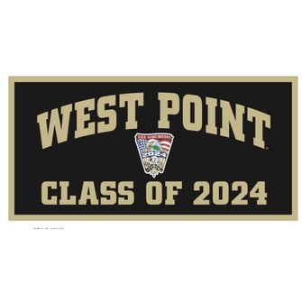 West Point Class of 2024 Crest Pillow - Daughters of the U.S. Army Gift West Point Class of 2024 Crest Pillow - Daughters of the U.S. Army Gift