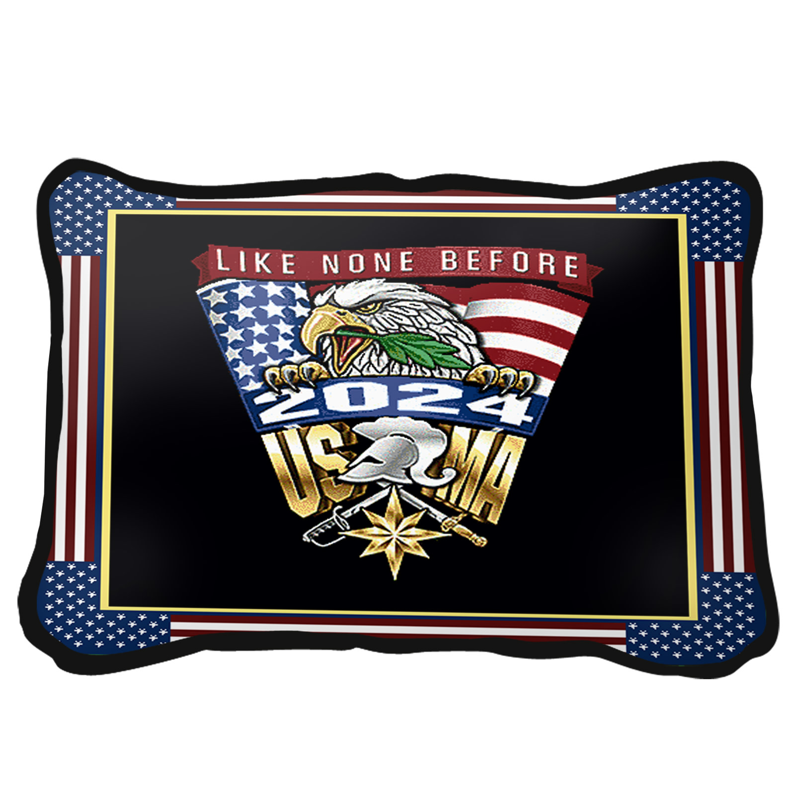 West Point Class of 2024 Crest Pillow - Daughters of the U.S. Army Gift West Point Class of 2024 Crest Pillow - Daughters of the U.S. Army Gift