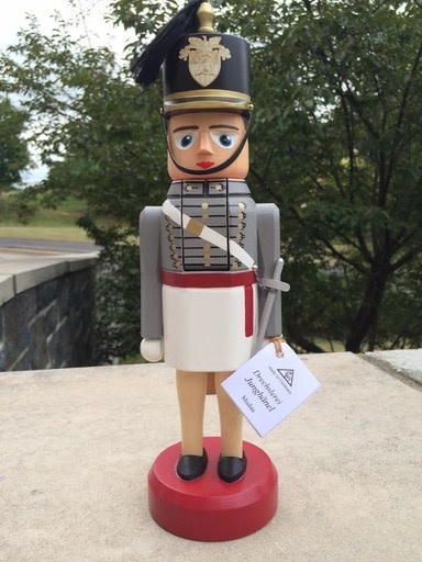 Female Cadet Nutcracker, (dressed in Skirt), Caucasian