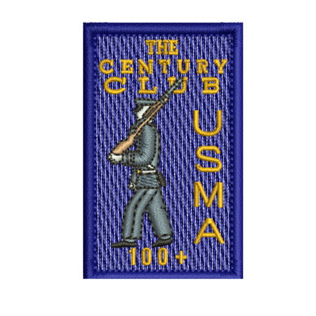 Century Club Patch,  1.5 by 2.5 inches