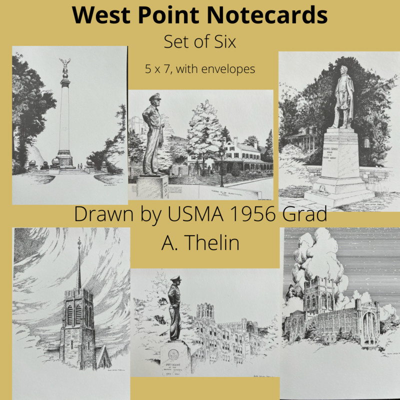 West Point Notecards, Set of Six