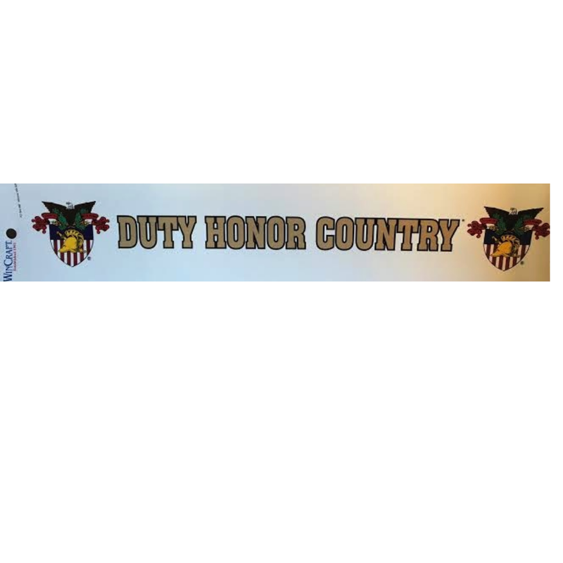 Duty, Honor, Country Bumper Strip, 3 x 12