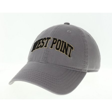 League Collegiate West Point Baseball Cap in Gray with Shield