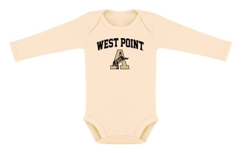 Creative Knitwear West Point/Kicking Mule Long Sleeve Body Suit (Infant)