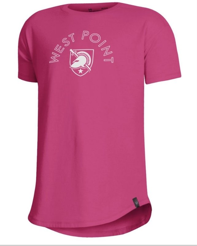 Under Armour West Point Performance Cotton Tee for Girls