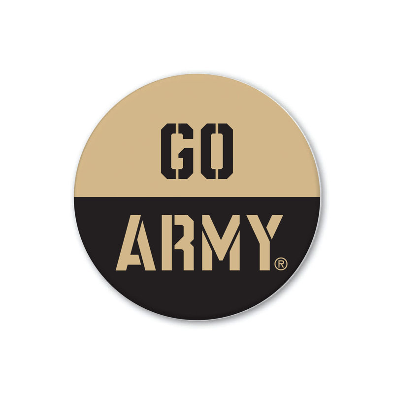 "Go Army" Round Button