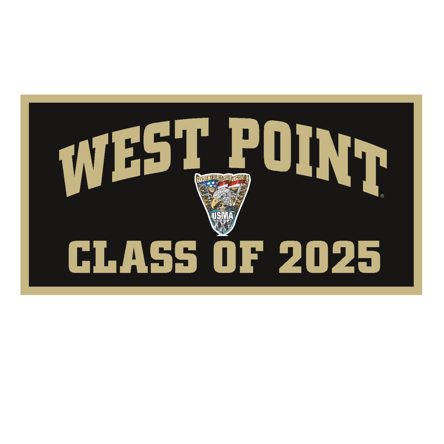 West Point Class Of 2025 Crest Banner 18 X 36 Daughters Of The Us Army T Shop Dusa 3738