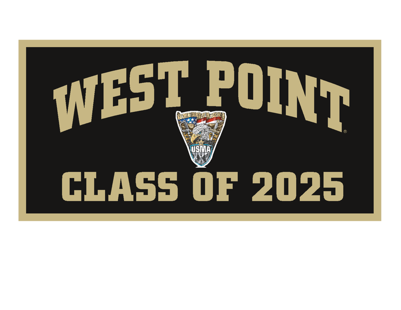 West Point Class of 2025 Crest Banner (18 x 36)