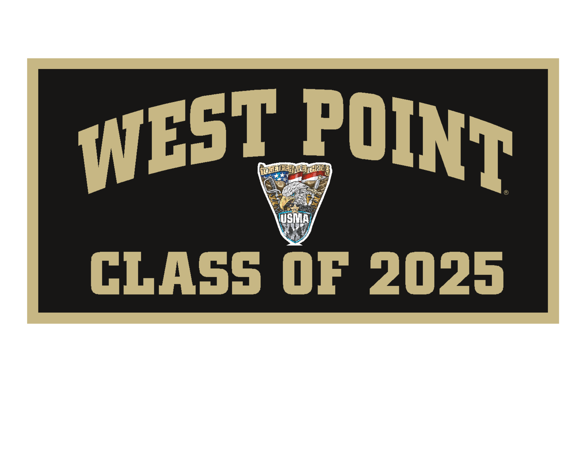 West Point Class of 2025 CREST Banner (18 x 36) Daughters of the U.S