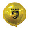 18" "Beat Navy"/Shield Mylar Balloon, Gold, One Size