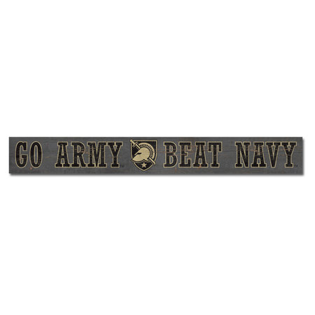 “Go Army Beat Navy” Doorway Plank Sign, 4 x 36