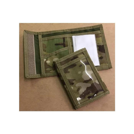 BrigadeQM Tri-Fold ID Field Wallet, Multi-Cam