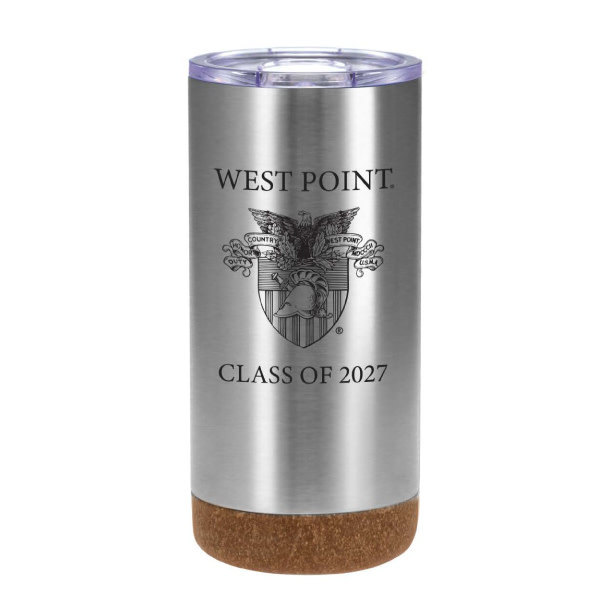 West Point Class of 2027 Corkster Tumbler (18 ounce), Silver