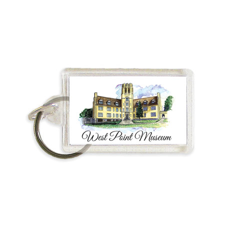 West Point Museum Rectangular Acrylic Key Chain