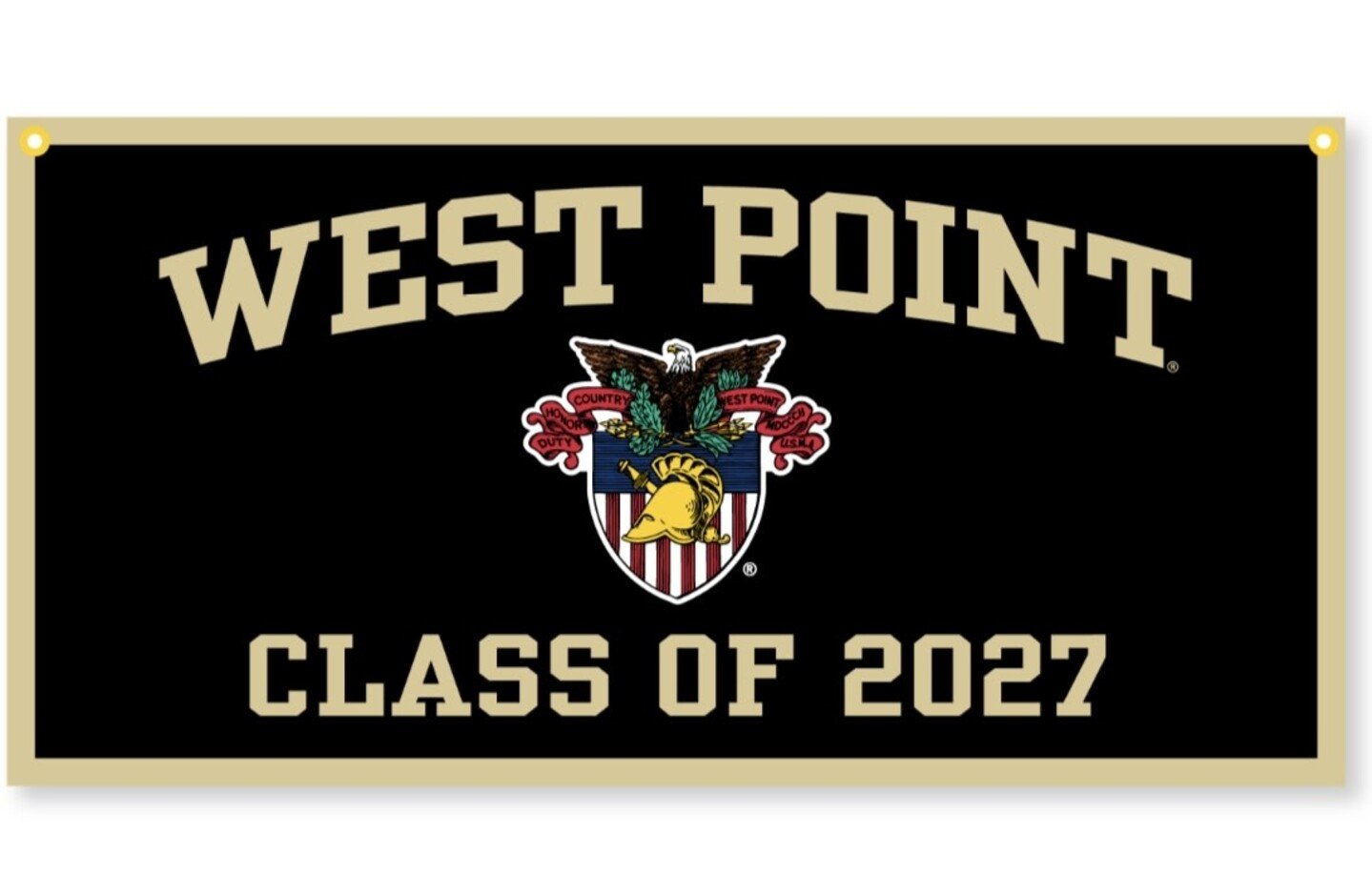 West Point Class of 2027 Banner Daughters of the U.S. Army Gift Shop