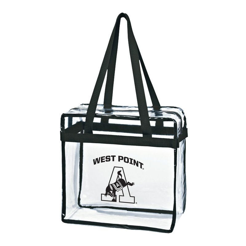 Clear Zippered Stadium Tote