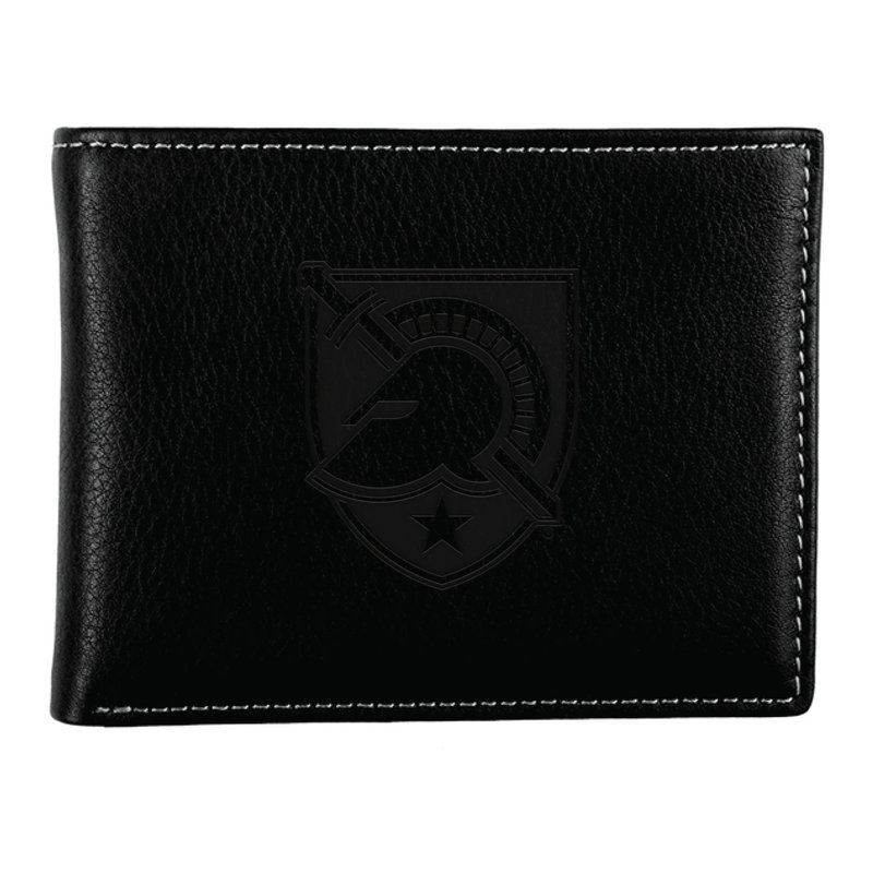 Contrast  Stitch Billfold Wallet with West Point Shield