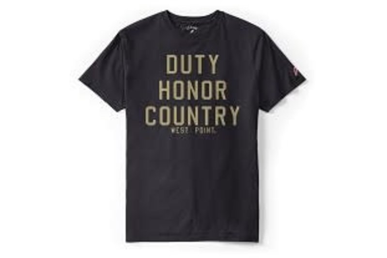 League Collegiate All American Tee: Duty, Honor, Country