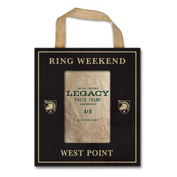 Ring Weekend/West Point Vertical Ribbon Picture Frame, holds 4" x 6" Photo
