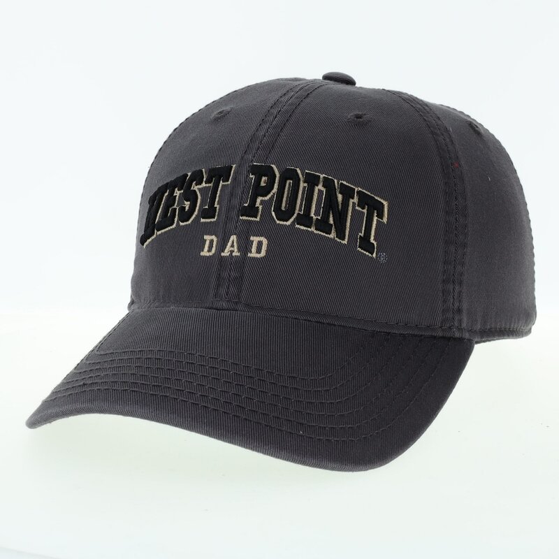 West Point Dad Baseball Cap in Dark Gray