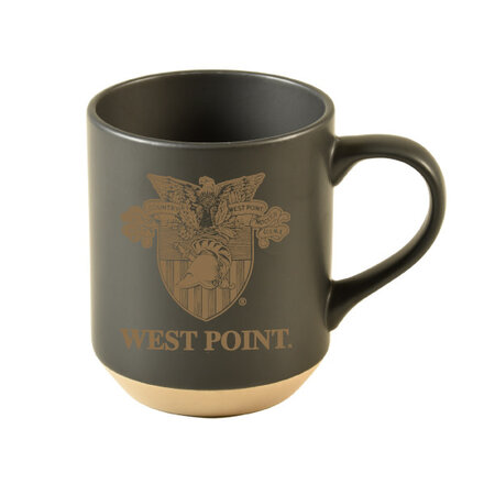 West Point Black Sandstone Mug 16oz