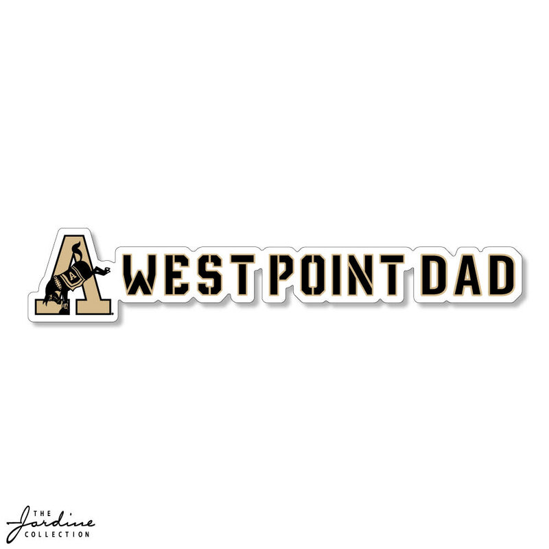 Textured Sticker,  West Point Dad, 3 inch