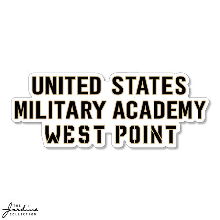 Textured Sticker, United States Military Academy, West Point, 5 inch