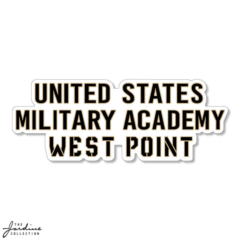 Textured Sticker, United States Military Academy, West Point, 5 inch