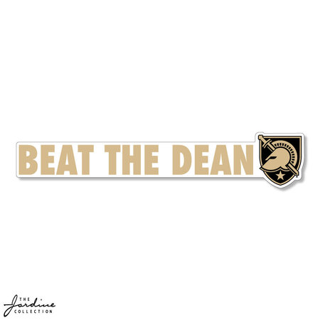 Textured Sticker, Beat the Dean, 3 inch