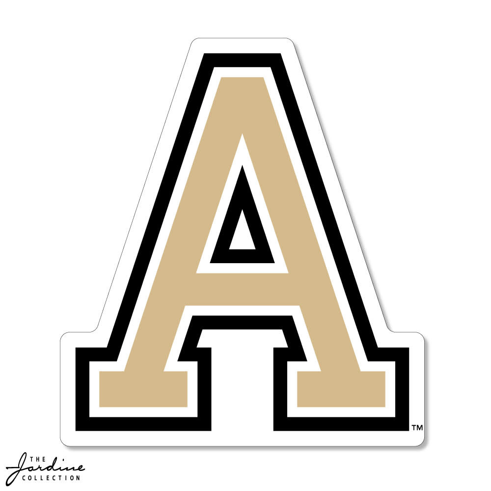 Textured Sticker, Army "A", 3 Inch