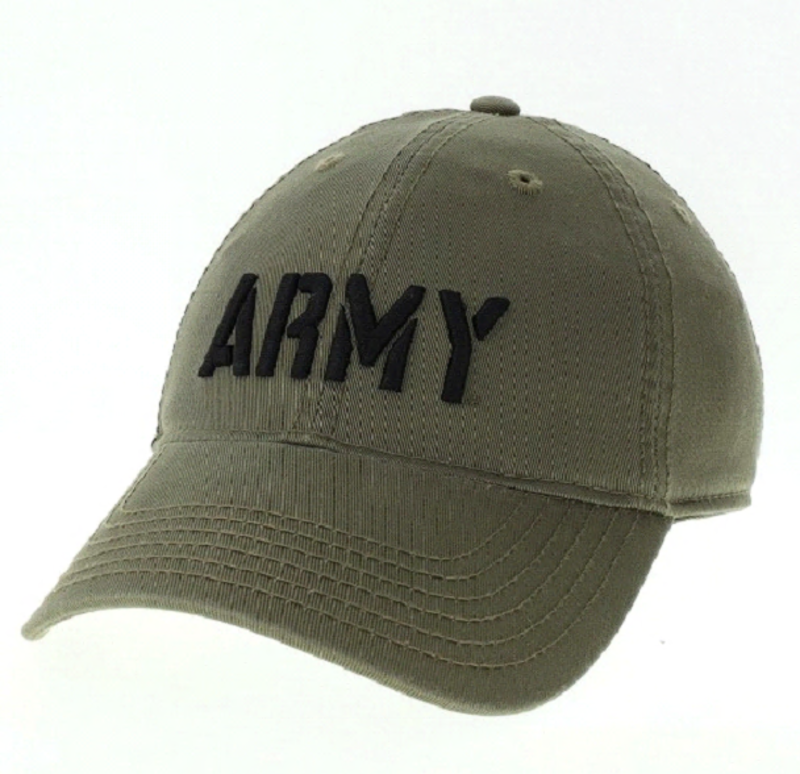 "Army" Twill Baseball Cap, Green