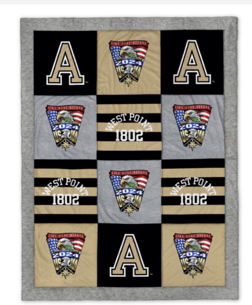 West Point Class of 2024 Crest Spirit Blanket
