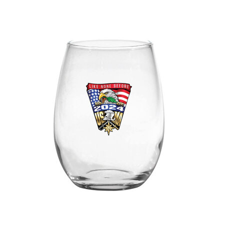 West Point Class of 2024 Stemless Wine Glass