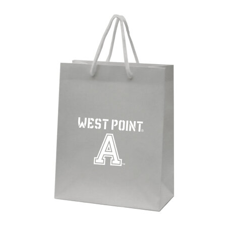 Silver West Point Gift Bag,  with Block "A",  8" by 10"