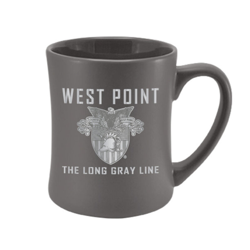 "The Long Gray Line" Mug, 16 oz., Steel Gray, Matte