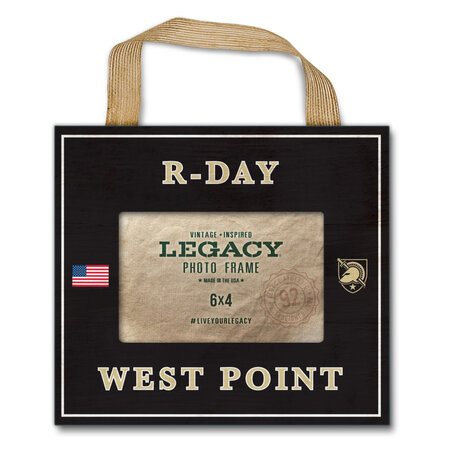 R- Day/West Point Horizontal Ribbon Picture Frame, Holds 4" x 6" Photo
