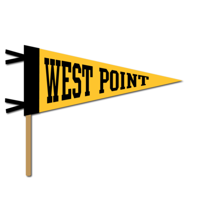 West Point Pennant on Stick