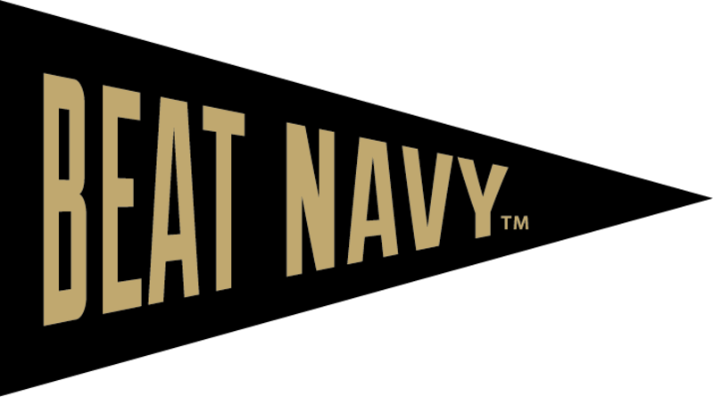 Beat Navy Mini-Pennant Magnet
