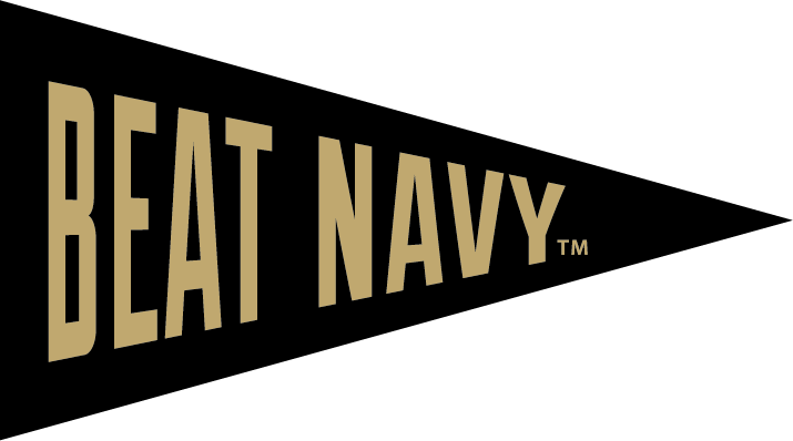 Beat Navy Mini-Pennant Magnet