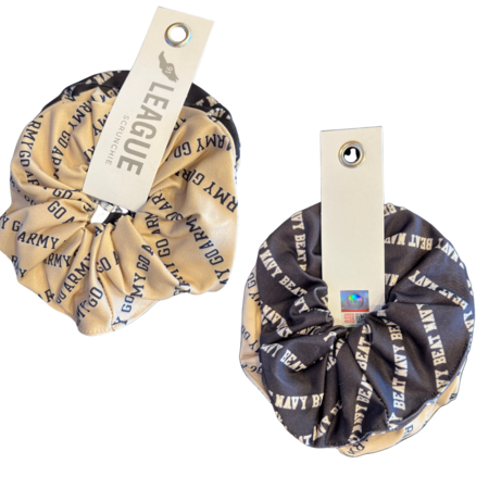 League Collegiate Two Pack Scrunchies (Go Army/Beat Navy)