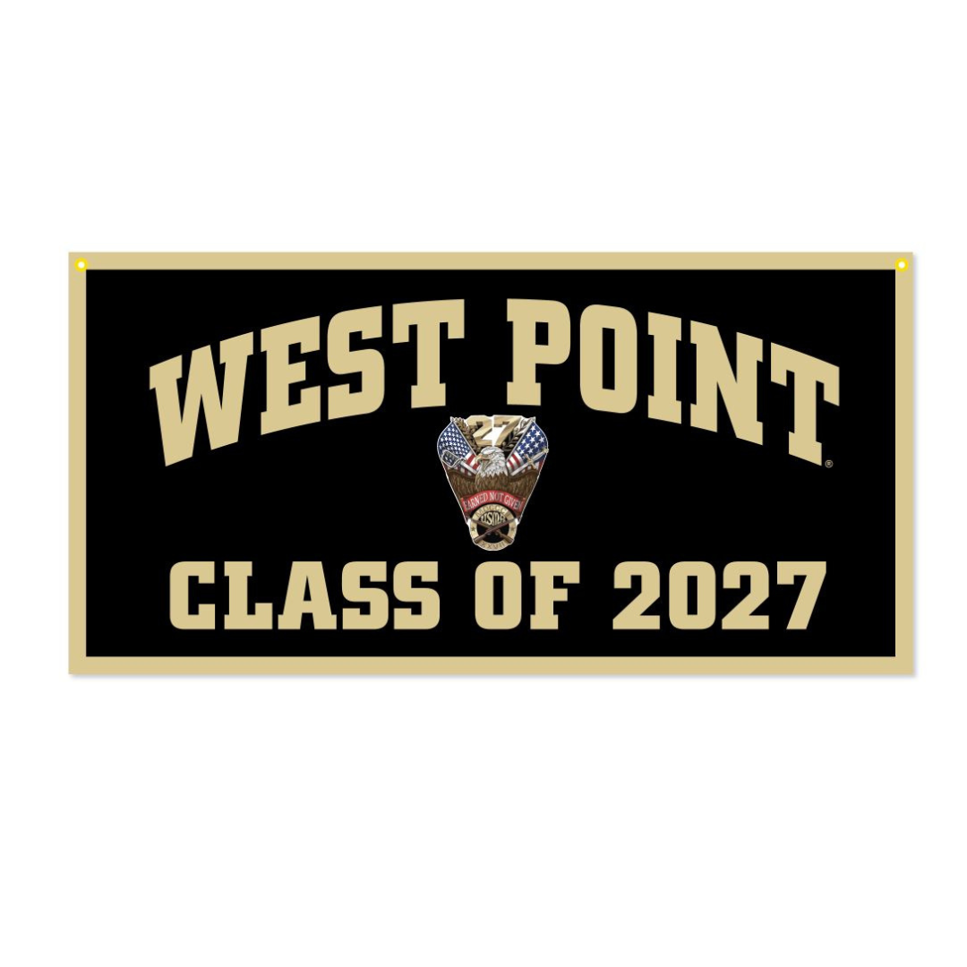 West Point Class of 2027 Crest Banner