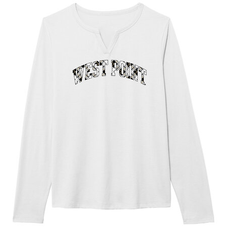 West Point Long Sleeve Tee, Women's/Plaid