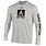 Under Armour Performance Cotton Long Sleeve Tee (Duty, Honor, Country), Silver Heather