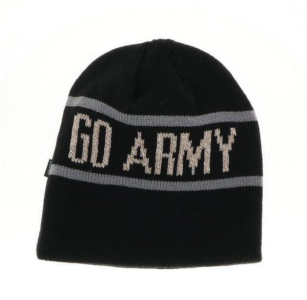 League Collegiate Go Army/Beat Navy Non-Cuff Marled Beanie