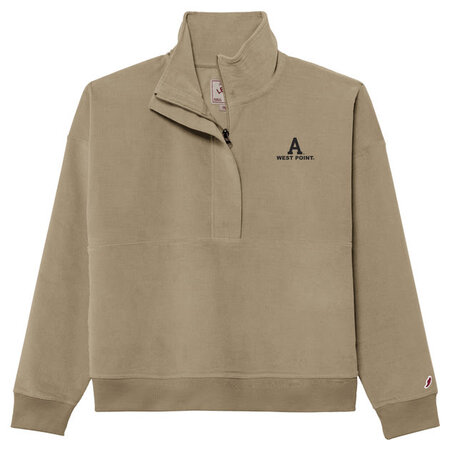 League Collegiate West Point Ladies Corduroy 1/2 Zip