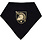Creative Knitwear West Point Bandana Bib, Black
