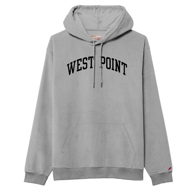 League Collegiate West Point Men's Corduroy Hooded Sweatshirt